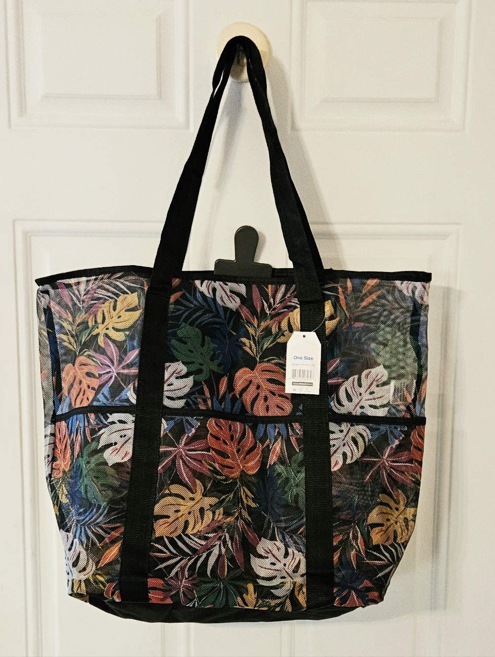 Time And Tru Mesh Beach Bag Tote